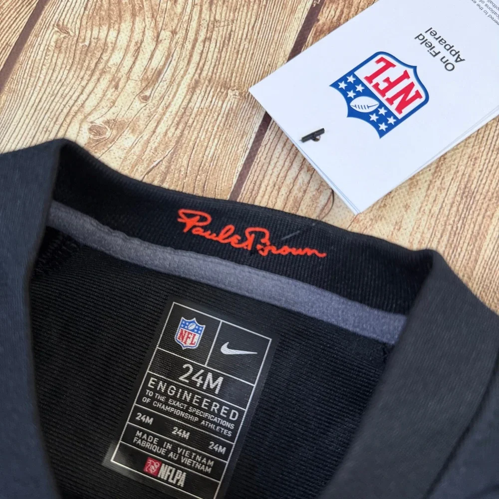 Nike Joe Burrow Bengals Jersey Kids 24 Months Black Screen Printed Pullover NWT